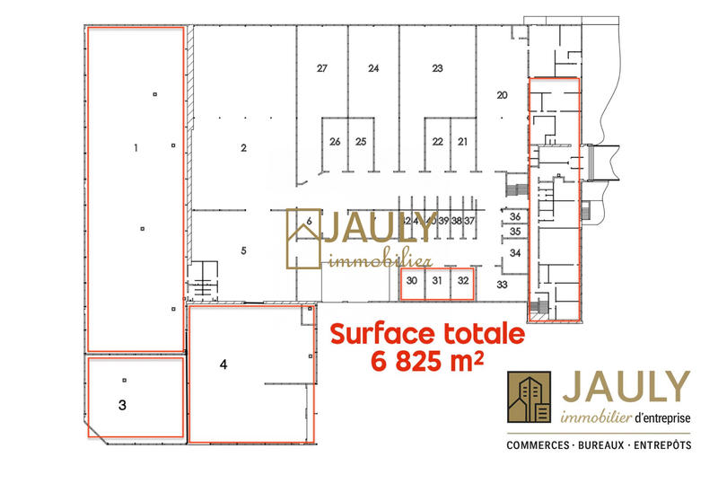 Local commercial - 6 825 m²