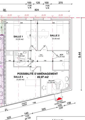 Local commercial - 82 m²