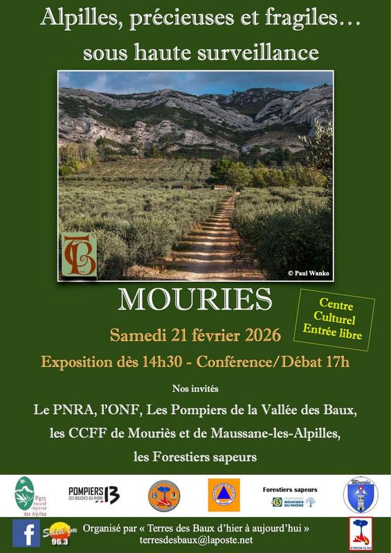 Exposition et conférence : Alpilles, précieuses et fragiles...