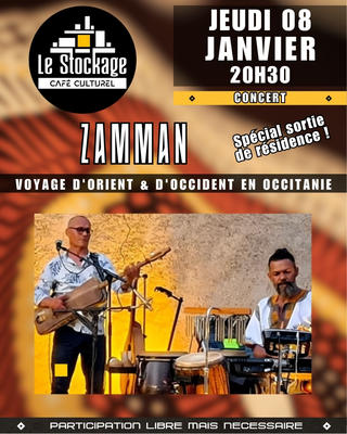 Concert "Zamman" - spécial sortie de résidence