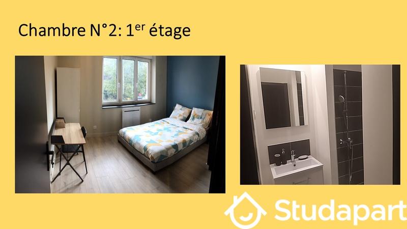 Chambre - 12 m² - 1 pièce