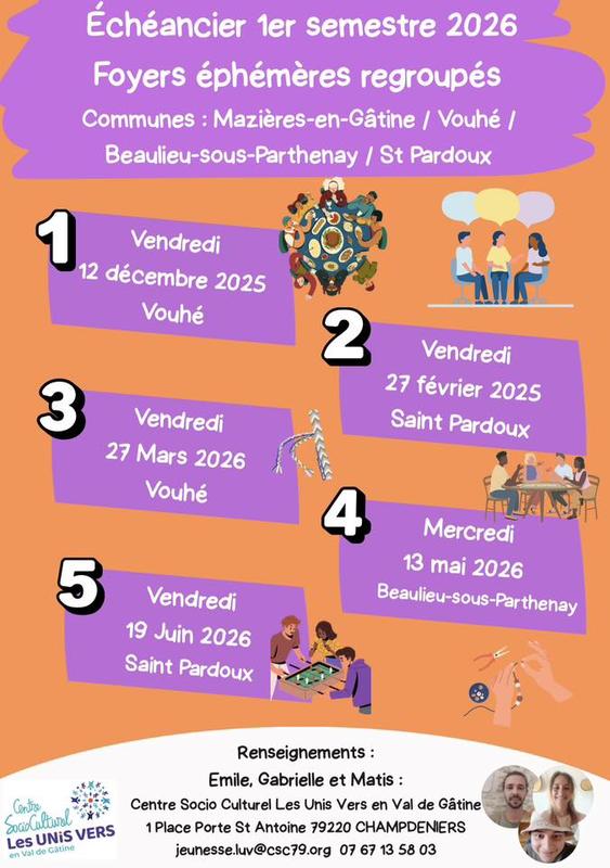 Foyer Ephémère soirée 11-15 ans