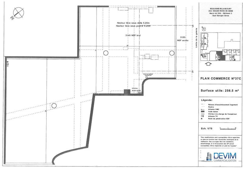 Local commercial - 257 m²