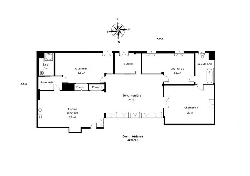 Appartement - 133 m² - 4 pièces