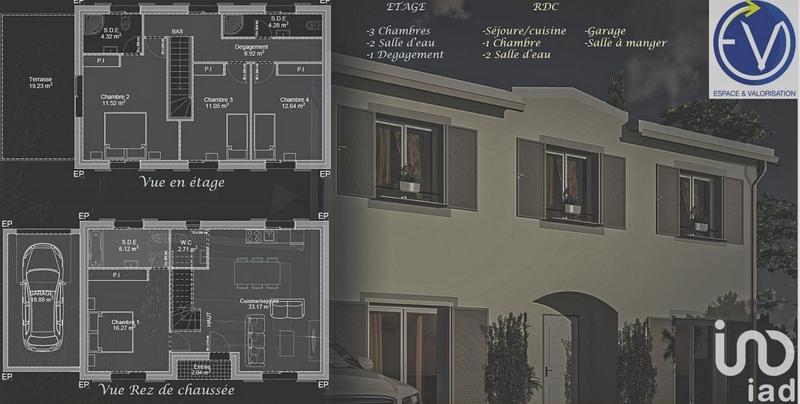 Maison - 104 m² - 5 pièces