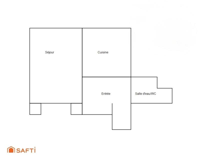 Appartement - 30 m² - 1 pièce