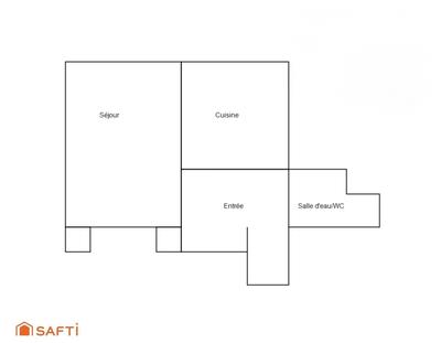 Appartement - 30 m² - 1 pièce