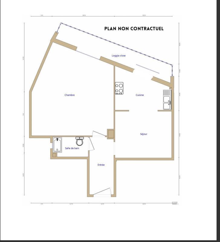 Appartement - 28 m² - 2 pièces