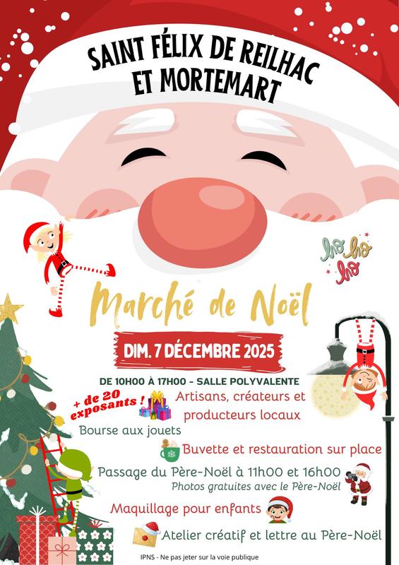 Marché de Noël à Saint-Félix de Reilhac et Mortemart