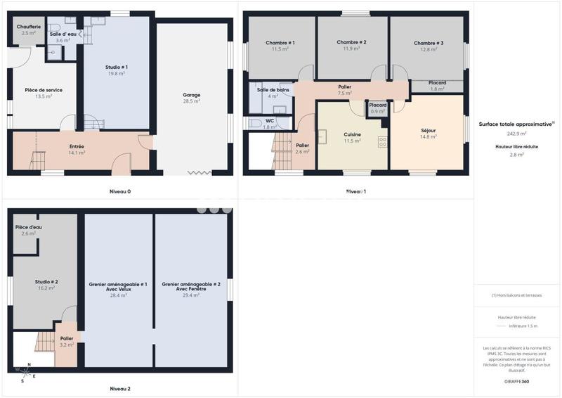 Pavillon - 81 m² - 7 pièces