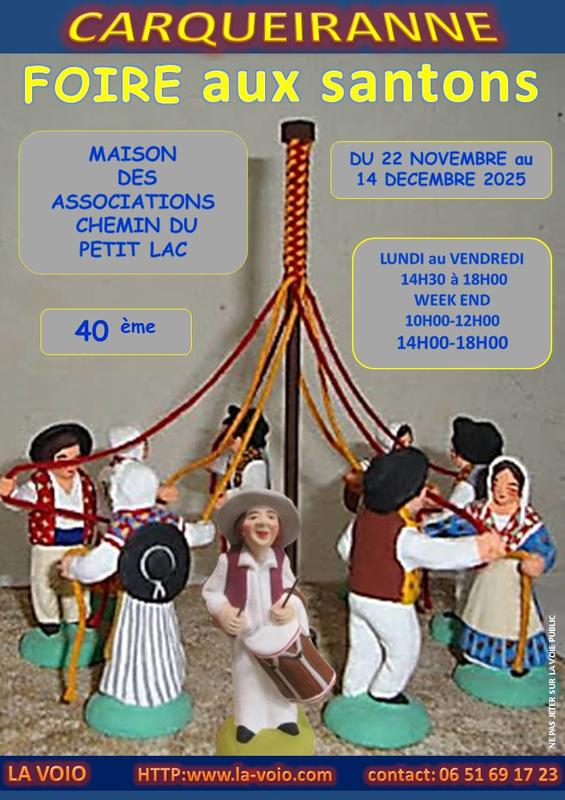40 Eme Foire aux santons de la Voio