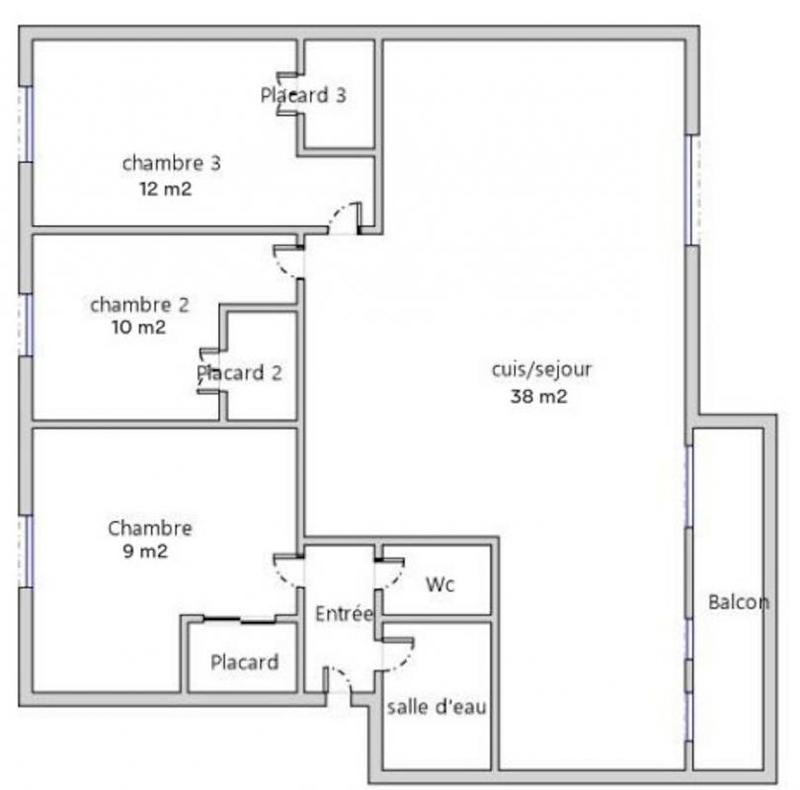 Appartement - 81 m² - 4 pièces