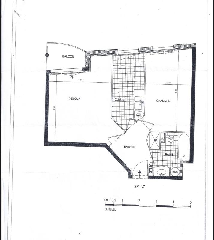 Appartement - 47 m² - 2 pièces