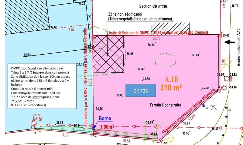 Terrain constructible - 310 m²