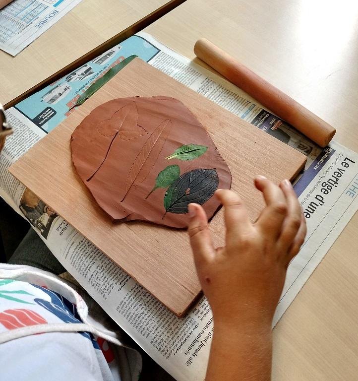 Atelier "de plumes et d'argile "