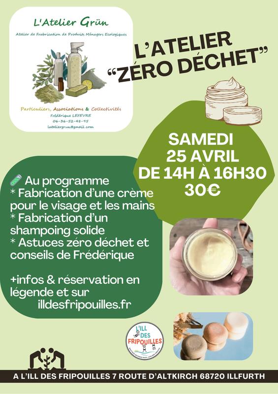 Atelier zéro déchet cosmétique