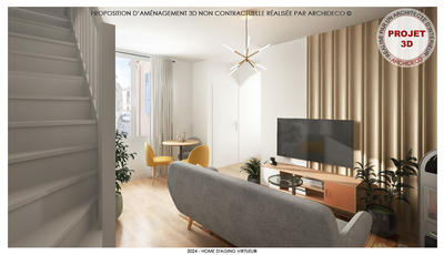 Maison - 85 m² - 3 pièces