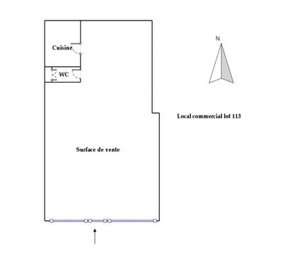 Local d'activités - 100 m²