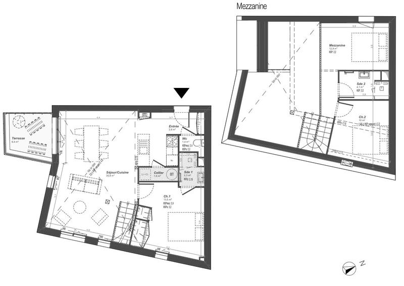 Appartement - 84 m² - 4 pièces