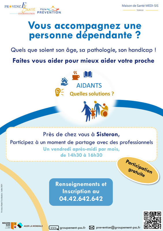 Séance de soutien aux aidants à Sisteron