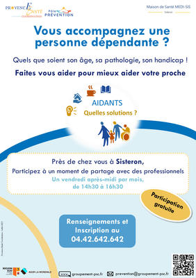 Séance de soutien aux aidants à Sisteron