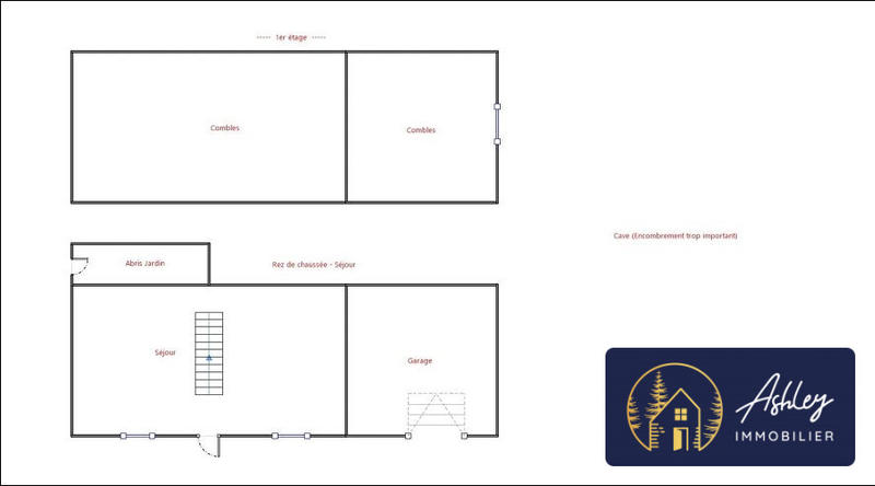 Maison ancienne - 80 m² - 3 pièces