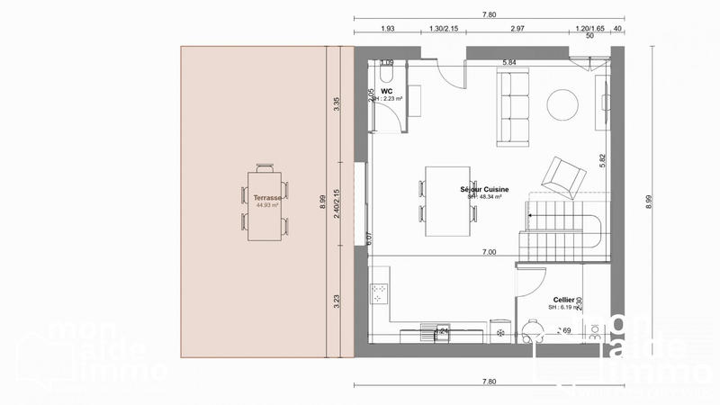 Maison - 120 m² - 4 pièces