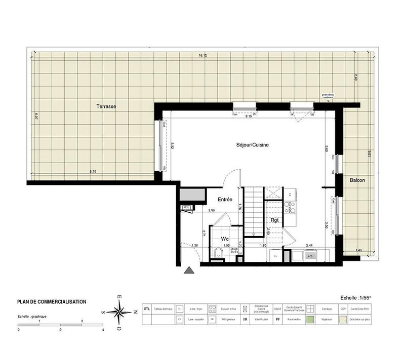 Appartement - 100 m² - 4 pièces