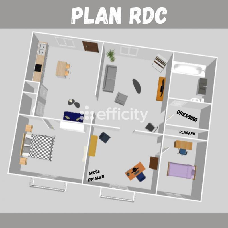 Appartement - 125 m² - 6 pièces