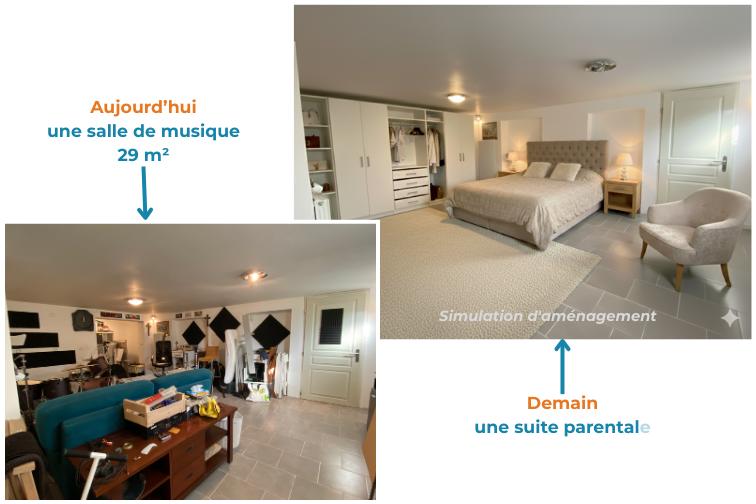 Maison - 118 m² - 3 pièces