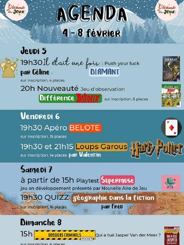 Quoi de neuf à l'écume des jeux ?