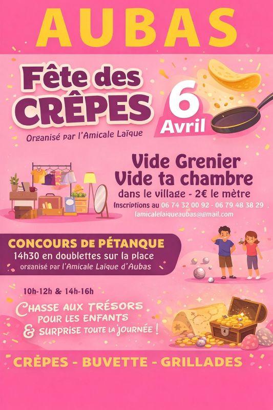 Fête des crêpes à Aubas