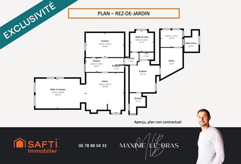 Maison - 153 m² - 7 pièces