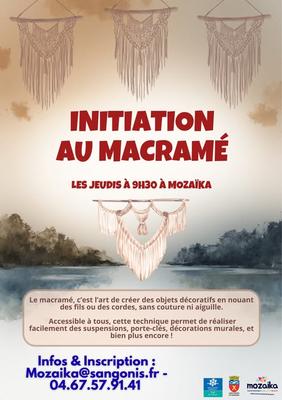 Atelier d’Initiation au Macramé