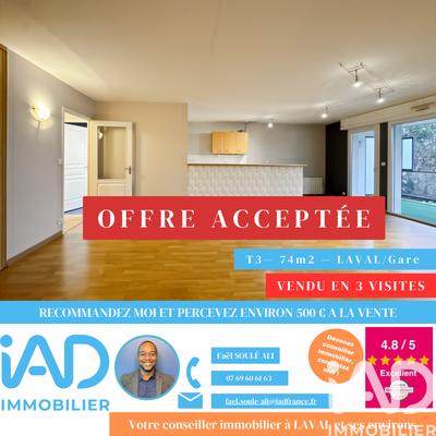 Appartement - 74 m² - 3 pièces