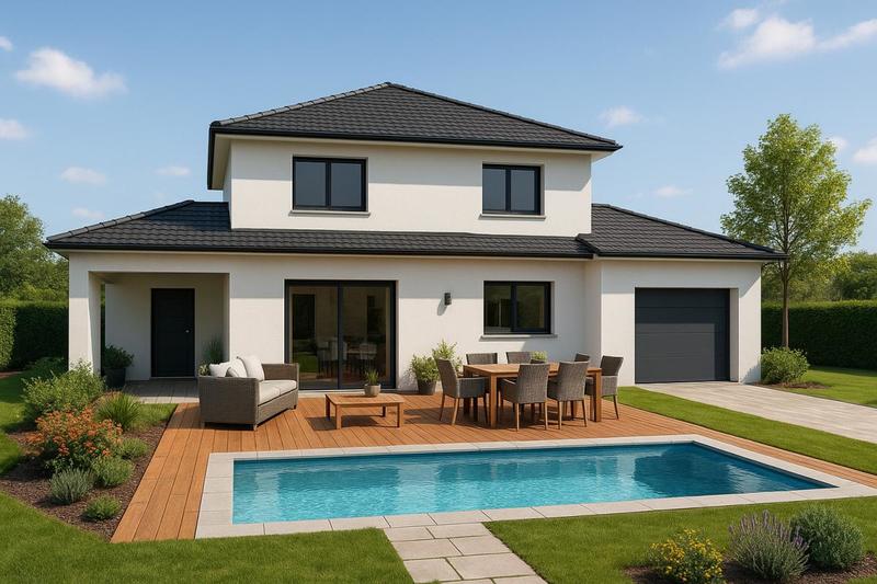 Maison - 80 m² - 5 pièces