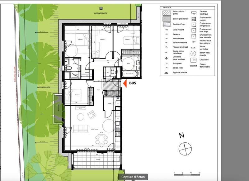 Appartement - 103 m² - 5 pièces