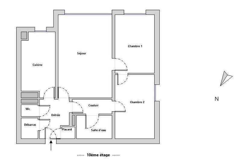 Viager - Appartement - 64 m² - 3 pièces