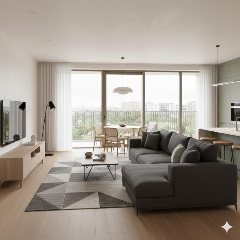 Appartement - 80 m² - 3 pièces