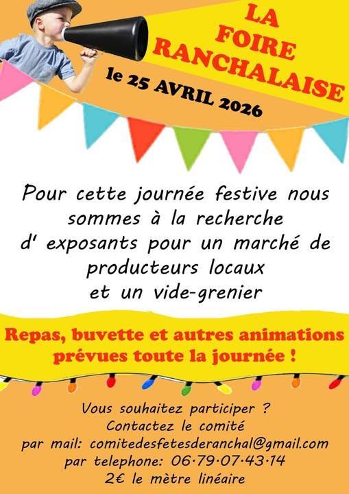Vide-grenier de la foire ranchalaise