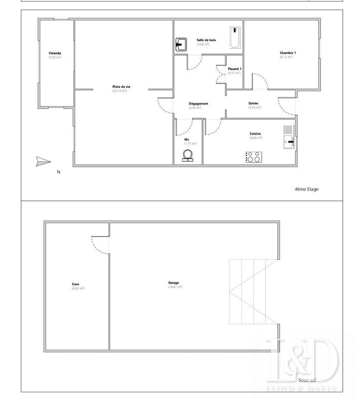 Appartement - 86 m² - 4 pièces