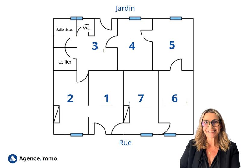 Maison ancienne - 80 m² - 4 pièces