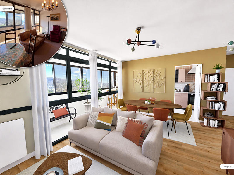 Appartement - 80 m² - 4 pièces