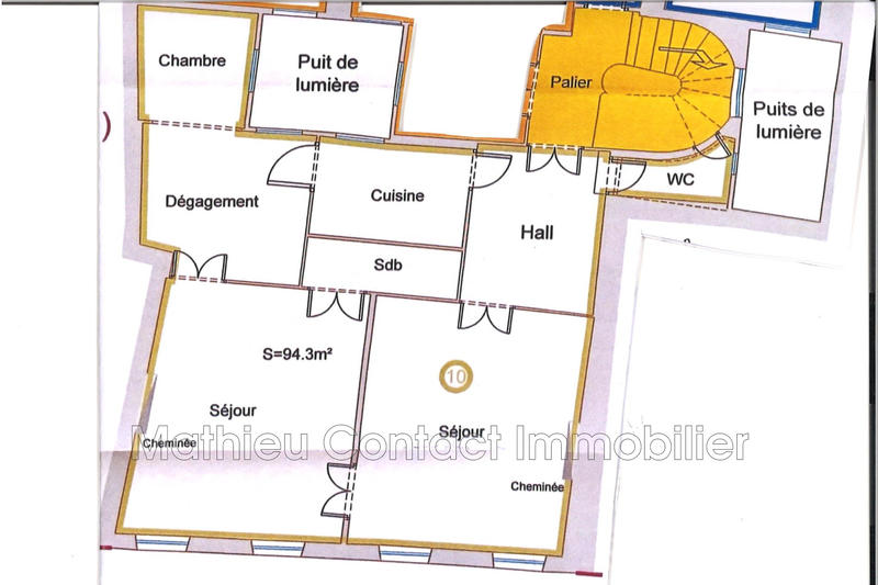 Appartement - 92 m² - 3 pièces