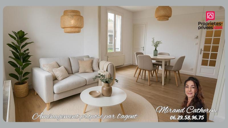 Appartement - 55 m² - 3 pièces