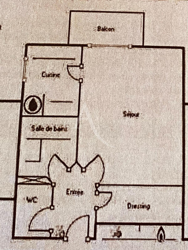 Appartement - 35 m² - 1 pièce