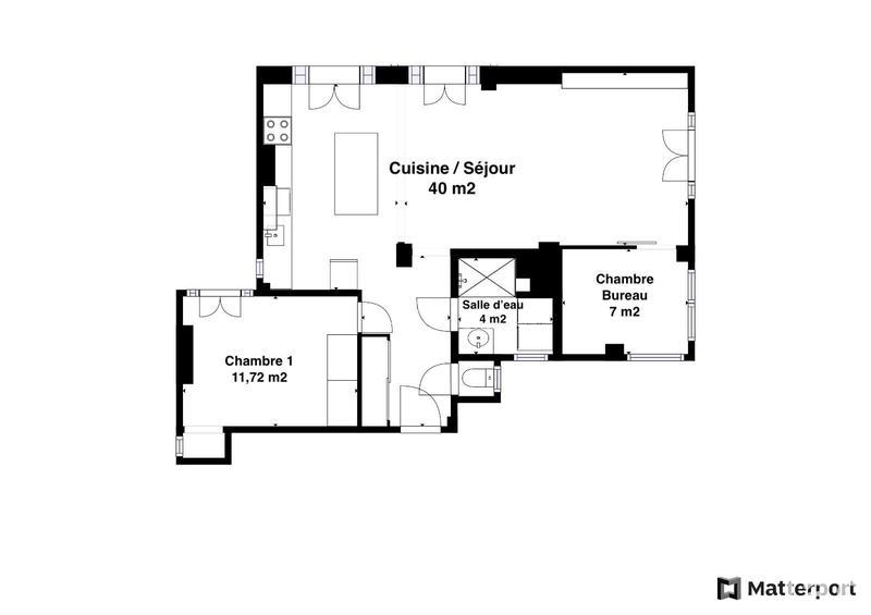 Appartement - 69 m² - 3 pièces