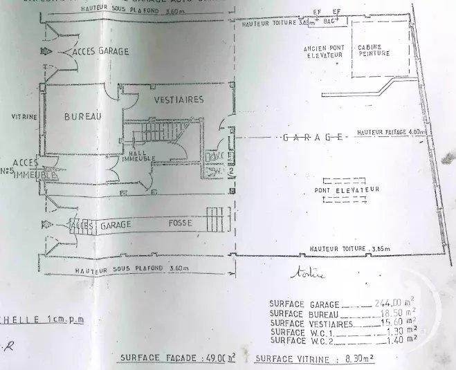 Local commercial - 280 m² - 3 pièces
