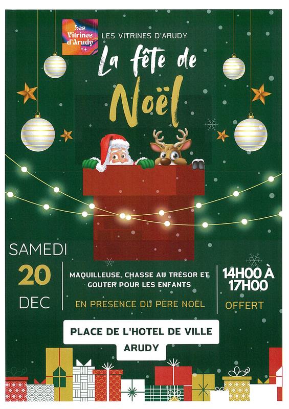 La fête de Noël des Vitrines d'Arudy