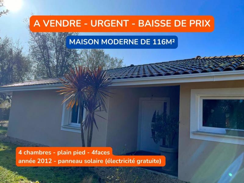 Maison - 116 m² - 5 pièces